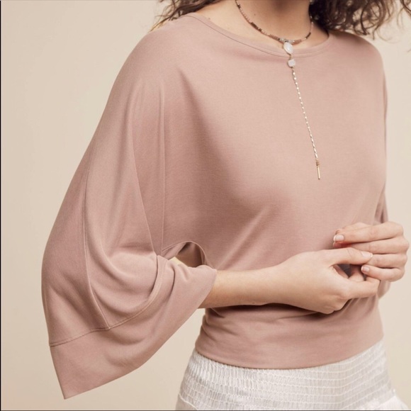 Anthropologie Tops - Deletta Wandertrail Lilac Dolman Sleeve Top